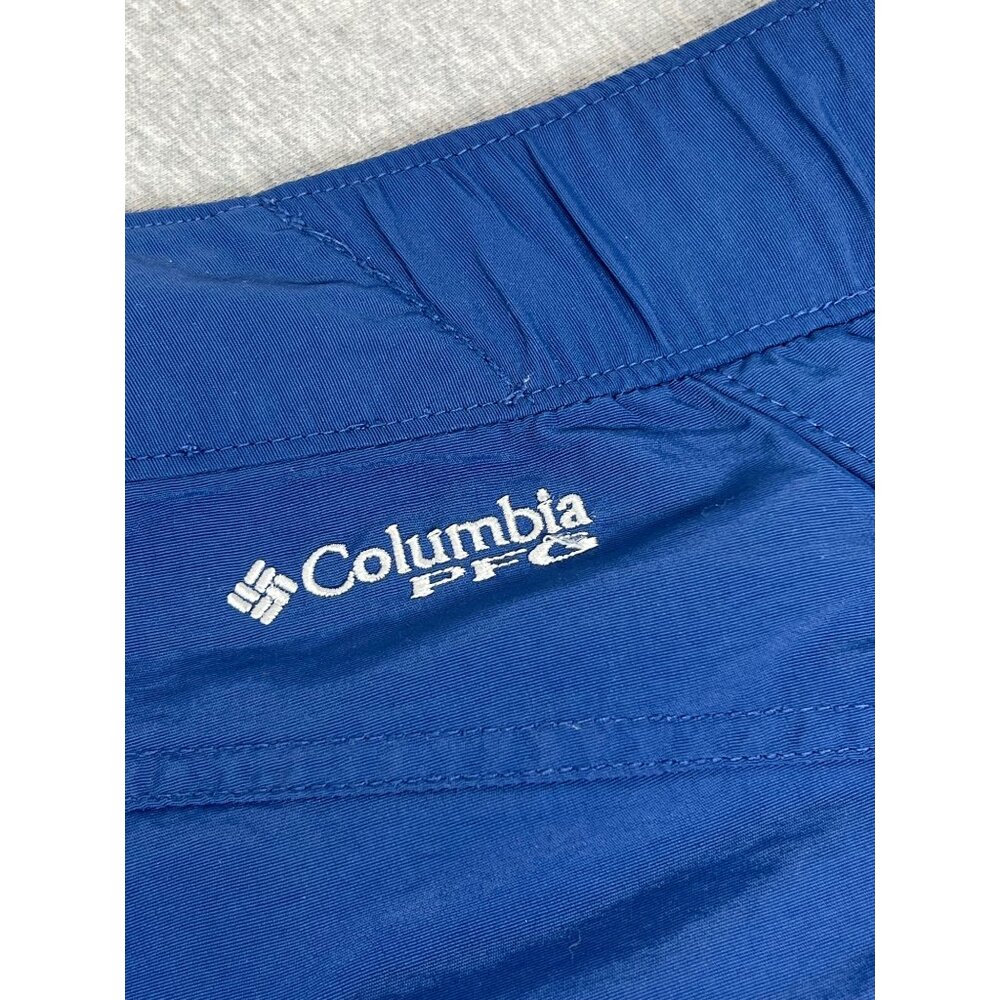 Columbia PFG Womens Size L Blue Performance Fishing Gear Shorts Zipper Pocket - Picture 6 of 10